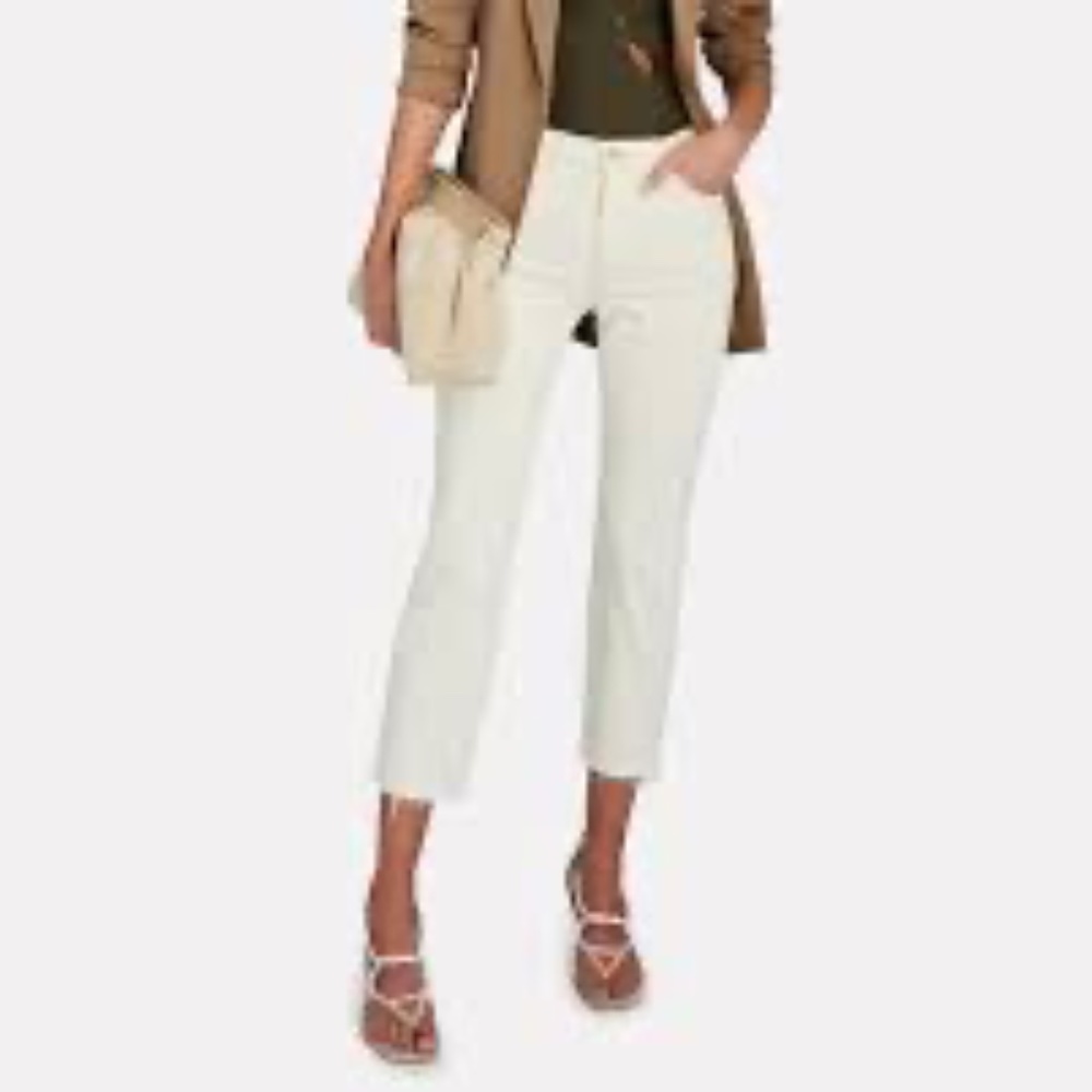 L’AGENCE Sada Highrise crop slim, Macadamia